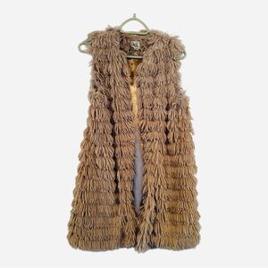 Ivy Jane Brown Faux Fur Vest